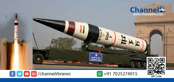 You are currently viewing ഇന്ത്യയുടെ അഗ്നി-5 മിസൈല്‍ വിജയകരമായി പരീക്ഷിച്ചു.