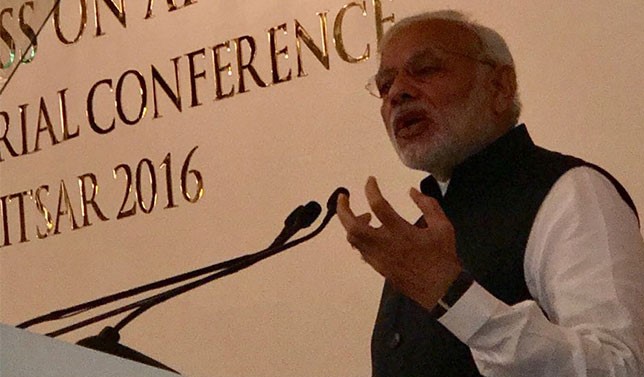 You are currently viewing ഏഷ്യയിലെ സ്ഥിരതയ്ക്ക് ഭീകരവാദം അവസാനിപ്പിക്കണമെന്ന് പ്രധാന മന്ത്രി നരേന്ദ്ര മോദി.