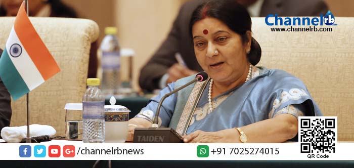 You are currently viewing ഖത്തറിലുള്ള തമിഴ്‌നാട് സ്വദേശികളുടെ വധ ശിക്ഷ ഇളവ് ചെയ്യാന്‍ ദയാഹര്‍ജി നല്‍കുമെന്ന് സുഷമാസ്വരാജ്.