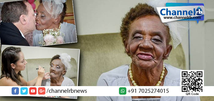 You are currently viewing മൂന്ന് വര്‍ഷത്തെ പ്രണയത്തിന് ശേഷം 106 കാരിക്ക് സ്വപ്‌ന സാക്ഷാത്കാരം.