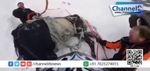 Read more about the article യുവാക്കളുടെ കാരുണ്യത്തില്‍ മഞ്ഞുമലയില്‍ നിന്ന് കുതിരയ്ക്ക് പുതു ജീവന്‍.