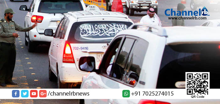 You are currently viewing ഓര്‍ക്കുക, സൗദിയില്‍ അനാവശ്യമായ വാക്കുകള്‍ പതിപ്പിച്ച വണ്ടിയുമായി ഓടിയാല്‍ കാര്യം ഗുരുതരം.