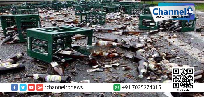 You are currently viewing കണ്ണൂരില്‍ ലോറി മറിഞ്ഞു; അപകടമറിഞ്ഞെത്തിയവര്‍ ആദ്യം ഞെട്ടി, പിന്നീട് സന്തോഷിച്ചു..!