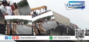 Read more about the article കാസര്‍കോട് ചന്ദ്രഗിരി പാലത്തില്‍ മീന്‍ ലോറി മറിഞ്ഞ് ഒരാള്‍ മരിച്ചു.