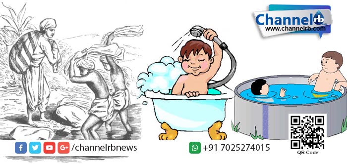 You are currently viewing കുടിവെള്ളം കിട്ടാക്കനി.! പഞ്ചായത്ത് ഓഫീസിന് മുന്നില്‍ കുളിച്ചും തുണി അലക്കിയും ഒരു പ്രതിഷേധം.