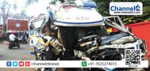 Read more about the article രോഗിയുമായി പോവുകയായിരുന്ന ആംബുലന്‍സ് അപകടത്തില്‍പ്പെട്ട് ഒരാള്‍ മരിച്ചു.