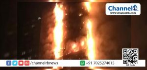 Read more about the article ലണ്ടനിലെ ബഹുനില കെട്ടിടത്തില്‍ വന്‍ തീപിടുത്തം