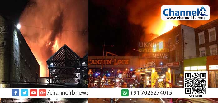 Read more about the article കാംഡെന്‍ ലോക്ക് മാര്‍ക്കറ്റില്‍ വന്‍ തീപിടുത്തം; കത്തിയമർന്നത് ആയിരത്തിലധികം കടകൾ.