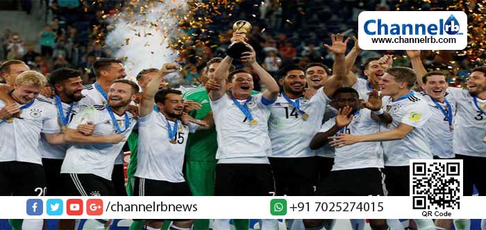 You are currently viewing കോണ്‍ഫെഡറേഷന്‍ കപ്പിലും ലോക ചാംപ്യന്‍മാരായ ജര്‍മനിക്ക് കിരീടം. എതിരില്ലാത്ത ഒരു ഗോളിനായിരുന്നു ചിലിയെ പരാജയപ്പെടുത്തിയത്.