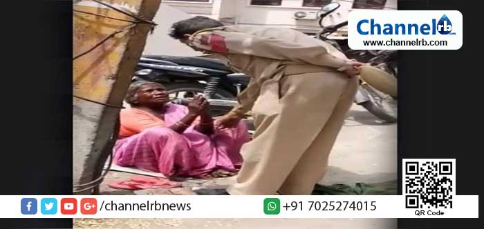 You are currently viewing വൃദ്ധയാചകയുടെ കയ്യില്‍ നിന്ന് പണം തട്ടിയെടുത്ത പോലിസുകാരന്‍ പിടിയിലായി