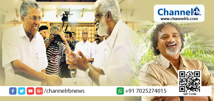 Read more about the article ബി. ജെ. പിക്കാര്‍ സി. പി. എം കാര്‍ക്കും അവര്‍ തിരിച്ചും രക്ഷാബന്ധന്‍ കെട്ടട്ടെ; അതിന്റെ ഉദ്ഘാടനം കുമ്മനവും പിണറായി സഖാവും പരസ്പരം രക്ഷാബന്ധന്‍ കെട്ടിക്കൊണ്ടാവട്ടെ: ജോയ് മാത്യു