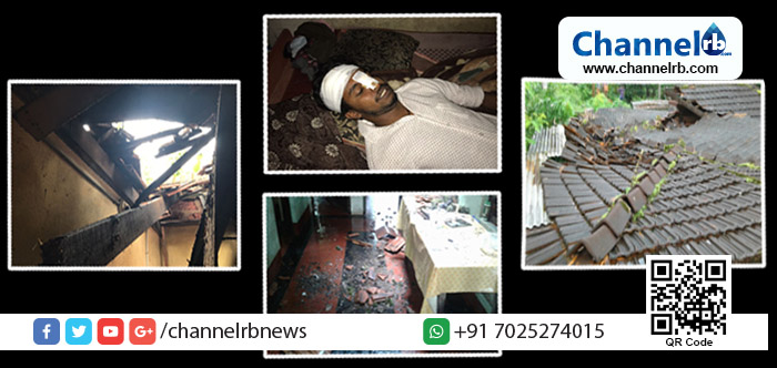 You are currently viewing കനത്തമഴയില്‍ ഓടുമേഞ്ഞ വീട് തകര്‍ന്നു; കുടുംബം അല്‍ഭുതകരമായി രക്ഷപ്പെട്ടു