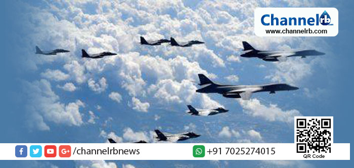 You are currently viewing കൊറിയന്‍ സൈനികമേഖലയില്‍ ബോംബര്‍ വിമാനങ്ങള്‍ പറത്തി യു.എസിന്റെ മുന്നറിയിപ്പ്; ട്രംപും കിം ജോങ് ഉന്നും തമ്മിലുള്ള വക്‌പോര്‍ മുറുകുന്നതില്‍ ലോകരാജ്യങ്ങള്‍ക്ക് ആശങ്ക