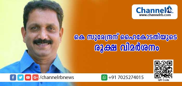 You are currently viewing സാക്ഷികളെ ഹാജരാക്കിയില്ല; പ്രവാസികളെ കോടതിയില്‍ കൊണ്ടുവരുന്നതിനുള്ള വിമാനചാര്‍ജ് കെട്ടിവച്ചില്ല; കെ സുരേന്ദ്രന് ഹൈകോടതിയുടെ രൂക്ഷ വിമര്‍ശനം