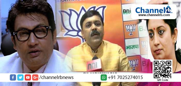 You are currently viewing കേന്ദ്രമന്ത്രി സ്മൃതി ഇറാനിക്ക് ബുദ്ധിയില്ലെന്നാണോ താങ്കള്‍ പറയുന്നത്? ബി.ജെ.പി വക്താവ് ജി.വി.എല്‍ നരസിംഹ റാവുവിന്റെ പ്രസ്താവനക്ക് ചുട്ടമറുപടിയുമായി നടന്‍ ശേഖര്‍ സുമന്‍