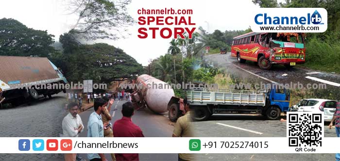 You are currently viewing കാസർകോട്ടെ ദേശീയപാത കാട് കയ്യേറിയിട്ടും അധികൃതർക്ക് ഒരു അനക്കവുമില്ല; അപകടം നിത്യസംഭവമാകുന്ന പാതയിൽ പ്രധാന വില്ലൻ വെട്ടിമാറ്റാത്ത കാട് തന്നെ