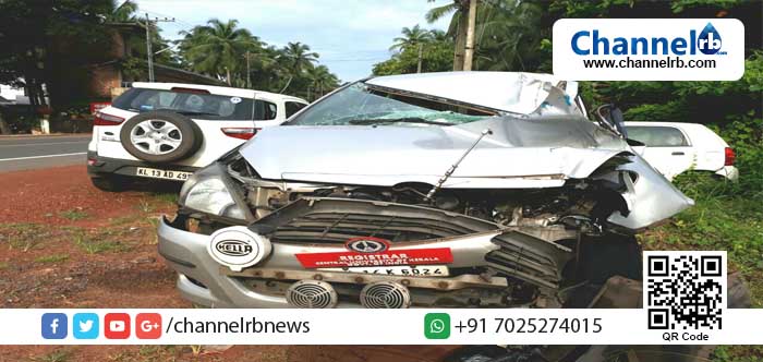 Read more about the article കേന്ദ്രസര്‍വകലാശാല രജിസ്ട്രാറുടെ കാറില്‍ ലോറിയിടിച്ചു; കാറിലുണ്ടായിരുന്നവര്‍ രക്ഷപ്പെട്ടത് തലനാരിഴയ്ക്ക്