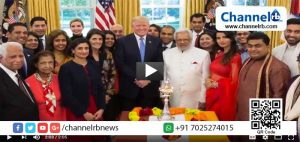 Read more about the article വൈറ്റ് ഹൗസില്‍ ദീപാവലി ആഘോഷിച്ച് അമേരിക്കന്‍ പ്രസിഡന്റ് ഡൊണാള്‍ഡ് ട്രംപ്