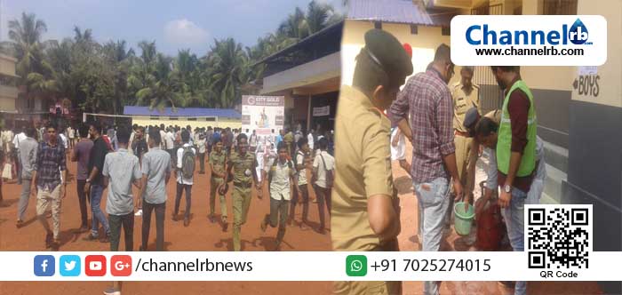 You are currently viewing കലോത്സവ നഗരിയിലെ അടുക്കളയിലെ ഗ്യാസ് സിലണ്ടറില്‍ തീപ്പിടുത്തം; അരമണിക്കൂറോളം പരിഭ്രാന്തി പരത്തി; കാരണമായത് അധികൃതരുടെ അനാസ്ഥ