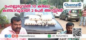 Read more about the article മംഗളൂരുവില്‍ 10 കിലോ കഞ്ചാവുമായി രണ്ടുപേര്‍ അറസ്റ്റില്‍