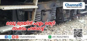 Read more about the article അറ്റകുറ്റപ്പണി നടക്കുന്ന പാളത്തിലൂടെ വന്ന മെമു ട്രെയിന്‍ പാളം തെറ്റി; ട്രാക്കിലെ ക്ലാമ്പ് ഊരിയിട്ടത് അപകട കാരണമായി