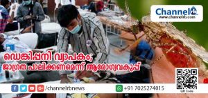 Read more about the article ജില്ലയില്‍ ഡെങ്കിപ്പനി വ്യാപകമായി പടരുന്നു; ജാഗ്രത പാലിക്കണമെന്ന് ആരോഗ്യവകുപ്പ്