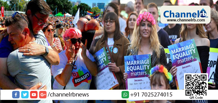 You are currently viewing ഓസ്‌ത്രേലിയന്‍ സര്‍ക്കാര്‍ സ്വവര്‍ഗ്ഗ വിവാഹം നിയമാനുസൃതമാക്കാനുള്ള ബില്ലിന് അംഗീകാരം നല്‍കി; പുതിയ നിയമം ഇന്ന് അര്‍ദ്ധരാത്രിമുതല്‍ പ്രാബല്യത്തില്‍ വരും; ആദ്യത്തെ സ്വവര്‍ഗ്ഗവിവാഹം ജനുവരി ഒന്‍പതിന്