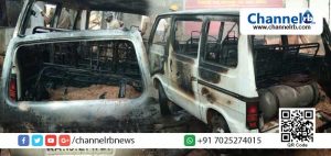 Read more about the article മംഗളൂരുവില്‍ ഓംനി വാന്‍ കഴുകുന്നതിനിടേ ഗ്യാസ് ചോര്‍ന്ന് സിലണ്ടറിന് തീപിടിച്ചു; വാഹനവും സമീപത്തെ തൊഴുത്തും അഗ്നിക്കിരയായി