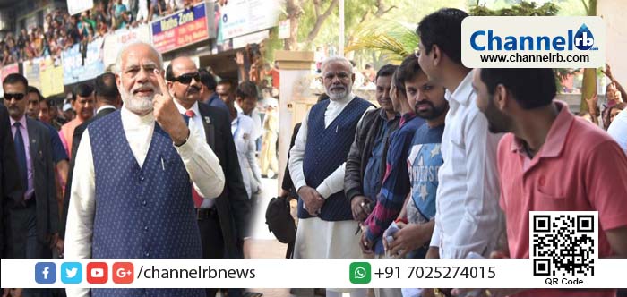 You are currently viewing മോദി വോട്ട് ചെയ്തു; ഗുജറാത്ത് നിയമസഭാ തെരഞ്ഞെടുപ്പിന്റെ രണ്ടാംഘട്ട വോട്ടെടുപ്പ് പുരോഗമിക്കുന്നു