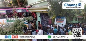 Read more about the article പയ്യന്നൂരില്‍ നിന്ന് വിനോദ യാത്രക്കുപോയി മടങ്ങുകയായിരുന്ന ബസ് കോഴിക്കോട്ട് അപടത്തില്‍പെട്ടു; നിരവധി വിദ്യാര്‍ഥികള്‍ക്ക് പരിക്ക്