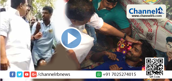 You are currently viewing നിരാഹാരം കിടക്കുന്ന ശ്രീജിത്തിനെ കാണാനെത്തി; സെക്രട്ടറിയറ്റ് പടിക്കല്‍ നിരാഹാരം കിടന്നാല്‍ പൊടിയടിക്കുമെന്നും കൊതുക് കടിക്കുമെന്നും പറഞ്ഞത് ഓര്‍മപ്പെടുത്തി യുവാവ്; പരസ്യമായി നാണംകെട്ട് രമേശ് ചെന്നിത്തല (വീഡിയോ)