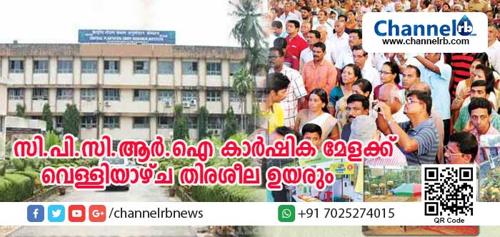 You are currently viewing കാസര്‍കോട് സി.പി.സി.ആര്‍.ഐ കാര്‍ഷിക മേളയ്ക്ക് വെള്ളിയാഴ്ച തിരശീല ഉയരും