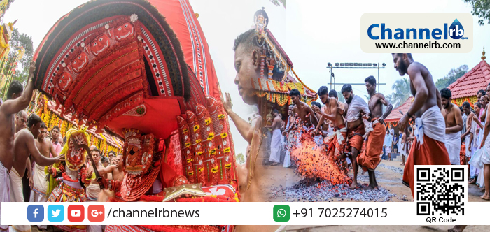 You are currently viewing ഭക്തിയുടെ നിറവില്‍ വേങ്ങക്കോട്ട് ഭഗവതിയുടെ തിരുമുടി ഉയര്‍ന്നു; പതിനായിരങ്ങള്‍ക്ക് ദര്‍ശനസായൂജ്യമേകിയ പെരുങ്കളിയാട്ടത്തിന് പരിസമാപ്തിയായി