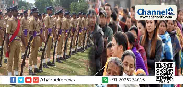 You are currently viewing ത്രിപുരയിൽ നാളെ തെരഞ്ഞെടുപ്പ്; ബൂത്തുകൾക്ക് സുരക്ഷയൊരുക്കാൻ നാല് ബറ്റാലിയൻ കേരളാ പോലീസും