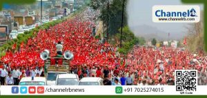 Read more about the article മഹാരാഷ്ട്രയിൽ കര്‍ഷക മാര്‍ച്ച് മുബൈ നഗരത്തില്‍ പ്രവേശിച്ചു; പ്രക്ഷോഭത്തെ നിയമസഭാ പരിസരത്തേക്ക് അടുപ്പിക്കരുതെന്നും അടിച്ചോടിക്കണമെന്നും പോലീസിന് സർക്കാർ നിർദ്ദേശം; ക്ഷമ പരീക്ഷിക്കരുത്, പോലീസിനെ ഇറക്കി വിരട്ടിയാലും പേടിക്കില്ലെന്ന് കർഷകർ; മഹാരാഷ്ട്ര പ്രക്ഷുബ്ദം