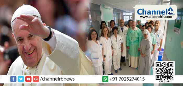 You are currently viewing നേഴ്‌സുമാര്‍ ചെയ്യുന്നത് വിലമതിക്കാനാവാത്ത സേവനം; ചെറുപ്പകാലത്ത് മരണകരമായ അസുഖത്തില്‍ നിന്ന് തന്നെ രക്ഷപ്പെടുത്തിയ നേഴ്‌സിനെ അനുസ്മരിച്ച് പോപ്പ്