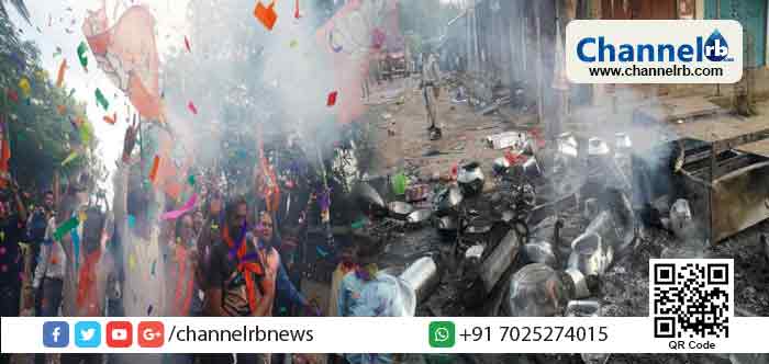 You are currently viewing ത്രിപുരയില്‍ സി.പി.എമ്മിന്റെ പാര്‍ട്ടി ഓഫീസുകള്‍ക്കും സ്ത്രീകള്‍ക്ക് നേരെയും ബി.ജെ.പി ആക്രമണം;  കാടുകളില്‍ അഭയം തേടി നിരവധി സി.പി.എം പ്രവര്‍ത്തകര്‍; അക്രമിക്കാതിരിക്കാന്‍ പണം നല്‍കണമെന്ന് ബി.ജെ.പി പ്രവര്‍ത്തകര്‍