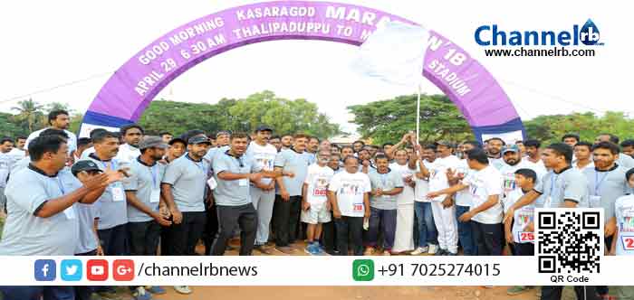 Read more about the article ആരോഗ്യവും സൗഹാര്‍ദവും ഉദ്‌ഘോഷിച്ച് ഗുഡ്‌മോണിങ് കാസര്‍കോടിൻ്റെ  കാസര്‍കോട് മാരത്തണ്‍
