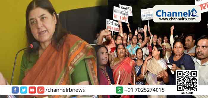 You are currently viewing ഉ​ന്നാ​വോ, ക​ത്വ പീ​ഡ​ന​ങ്ങ​ളി​ല്‍ രാ​ജ്യ​വ്യാ​പ​ക​മാ​യി പ്ര​തി​ഷേ​ധം ശക്തം; മൗ​നം​വെ​ടി​ഞ്ഞ് ബി​.ജെ.​പി നേ​തൃ​ത്വം; കു​രു​ന്നു​ക​ളെ പീ​ഡി​പ്പി​ക്കു​ന്ന​വ​ര്‍​ക്കു വ​ധ​ശി​ക്ഷ ന​ല്‍​കു​ന്ന ത​ര​ത്തി​ല്‍ നി​യ​മ​ത്തി​ല്‍ പൊളിച്ചെഴുത്ത് വേണം: മേനകാ ഗാന്ധി