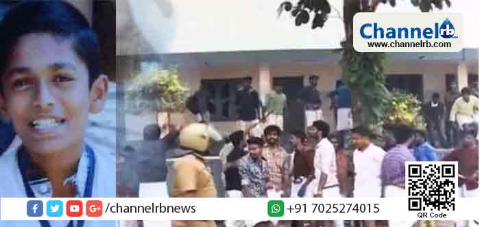 You are currently viewing പരീക്ഷയില്‍ പരാജയപ്പെടുത്തുമെന്ന് അധ്യാപകരുടെ ഭീഷണി; ഒന്‍പതാം ക്ലാസ്സ് വിദ്യാര്‍ഥി ആത്മഹത്യ ചെയ്തു; എസ്.എഫ്.ഐ പ്രതിഷേധത്തില്‍ ക്രോസ് റോഡ്‌ സ്കൂള്‍ അടിച്ചു തകര്‍ത്തു