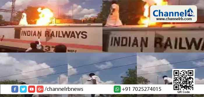 You are currently viewing കാവേരി നദീജല പ്രക്ഷോഭം; ട്രെയിന്‍ തടഞ്ഞ പി.എം.കെ പ്രവര്‍ത്തകര്‍ ട്രെയിനിന് മുകളില്‍ കയറി; ഉയര്‍ന്ന വൈദ്യുതി പ്രവഹിക്കുന്ന ഹൈപ്പര്‍ ലൈനില്‍ തട്ടി കത്തികരിഞ്ഞ് യുവാവിന് ദാരുണാന്ത്യം