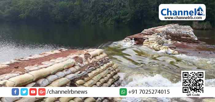 You are currently viewing ആലൂരിലെ താല്‍ക്കാലിക തടയണ ഇത്തവണയും വേനല്‍ മഴയില്‍ തകര്‍ന്നു; കാസര്‍കോട് നഗരം ഇക്കുറിയും ഉപ്പുവെള്ളം കുടിക്കേണ്ടിവരും