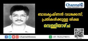 Read more about the article ഇതര സമുദായത്തിലെ യുവതിയെ പ്രണയിച്ച് വിവാഹം കഴിച്ച കാരണത്തിന് കൊല; ബാലകൃഷ്ണന്‍ വധക്കേസിലെ പ്രതികള്‍ക്കുള്ള ശിക്ഷ വെള്ളിയാഴ്ച വിധിക്കും