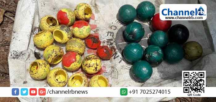 You are currently viewing കണ്ണൂരിലെ ചാളപ്പറമ്പില്‍ നിന്ന് വന്‍ ബോംബ്ശേഖരം പിടികൂടി