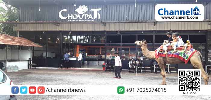 You are currently viewing ഒട്ടകത്തിനെ നേരില്‍ കാണുകയും തലോടുകയും ആകാം; ആവശ്യമെങ്കില്‍ ഒരു സവാരിയും; കാസര്‍കോട്ടെ ചോപ്പാട്ടി ഭക്ഷണശാലയിലെ അതിഥിയെ കുറിച്ച് അറിയാം