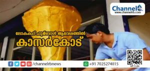 Read more about the article ലോകകപ്പ് ഫുട്‌ബോളിനെ വരവേല്‍ക്കാന്‍ കൂറ്റന്‍ ട്രോഫിയുടെ മാതൃക; കാസര്‍കോട്ടെ പാതയോരങ്ങളില്‍ ഇനി കാണാന്‍ പോകുന്നത് ലോകകിരീടത്തിൻ്റെ രൂപം