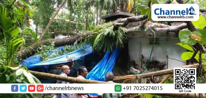 You are currently viewing ആഞ്ഞു വീശിയ കാറ്റില്‍ വടകരയിലും പരിസര പ്രദേശങ്ങളിലും വന്‍നാശനഷ്ടം