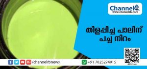 Read more about the article ചായയ്ക്കായി പാല്‍ തിളപ്പിച്ചപ്പോള്‍ നിറം മാറി പച്ചയായി