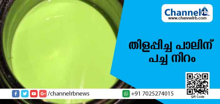 You are currently viewing ചായയ്ക്കായി പാല്‍ തിളപ്പിച്ചപ്പോള്‍ നിറം മാറി പച്ചയായി