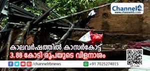 Read more about the article കാലവര്‍ഷത്തില്‍ കാസര്‍കോട്ട് വീടുകള്‍ തകര്‍ന്ന് 63.47 ലക്ഷത്തിൻ്റെ നാശനഷ്ടം; 3.88 കോടി രൂപയുടെ വിളനാശം